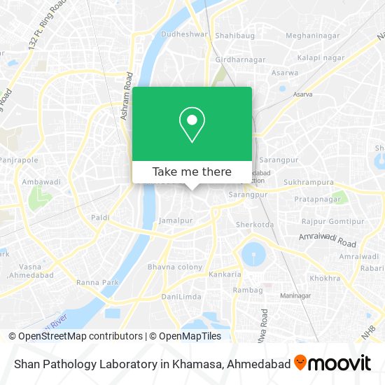 Shan Pathology Laboratory in Khamasa map
