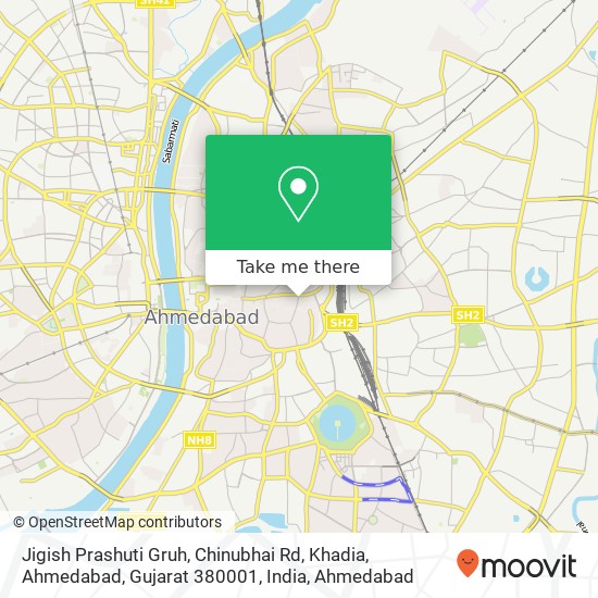 Jigish Prashuti Gruh, Chinubhai Rd, Khadia, Ahmedabad, Gujarat 380001, India map