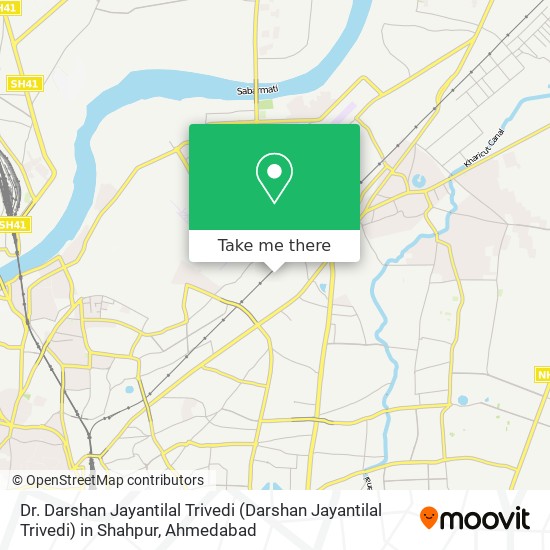 Dr. Darshan Jayantilal Trivedi (Darshan Jayantilal Trivedi) in Shahpur map