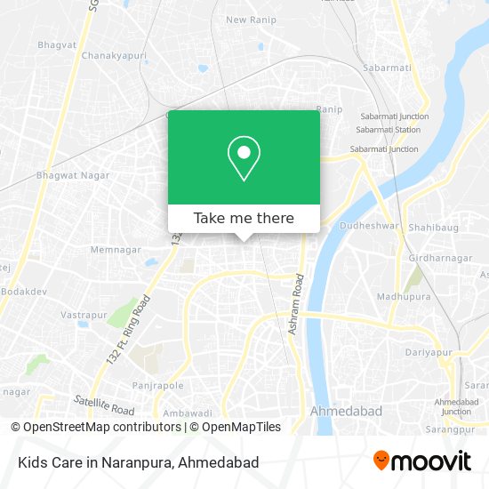 Kids Care in Naranpura map