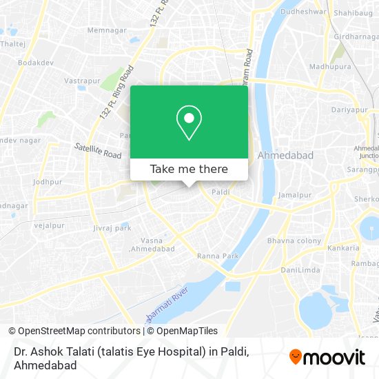 Dr. Ashok Talati (talatis Eye Hospital) in Paldi map