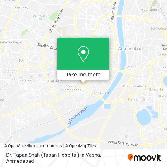 Dr. Tapan Shah (Tapan Hospital) in Vasna map
