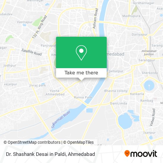 Dr. Shashank Desai in Paldi map