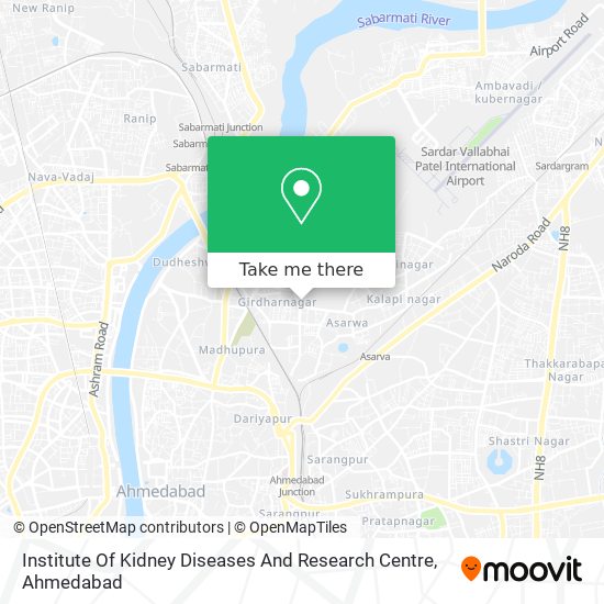 Institute Of Kidney Diseases And Research Centre map