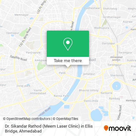 Dr. Sikandar Rathod (Meem Laser Clinic) in Ellis Bridge map