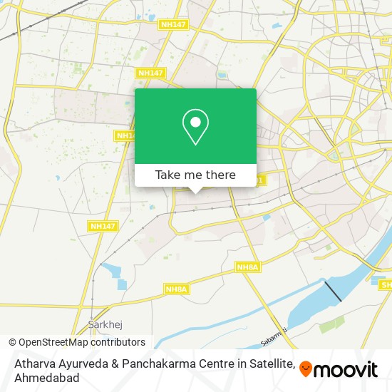 Atharva Ayurveda & Panchakarma Centre in Satellite map