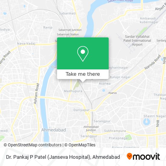 Dr. Pankaj P Patel (Janseva Hospital) map