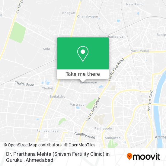 Dr. Prarthana Mehta (Shivam Fertility Clinic) in Gurukul map