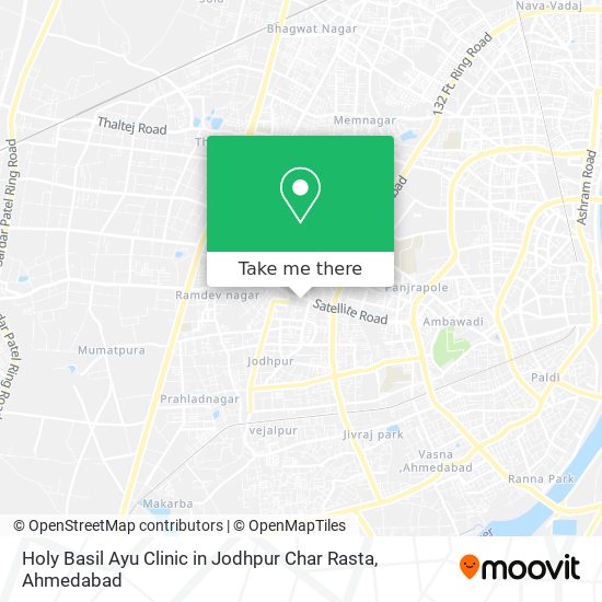 Holy Basil Ayu Clinic in Jodhpur Char Rasta map