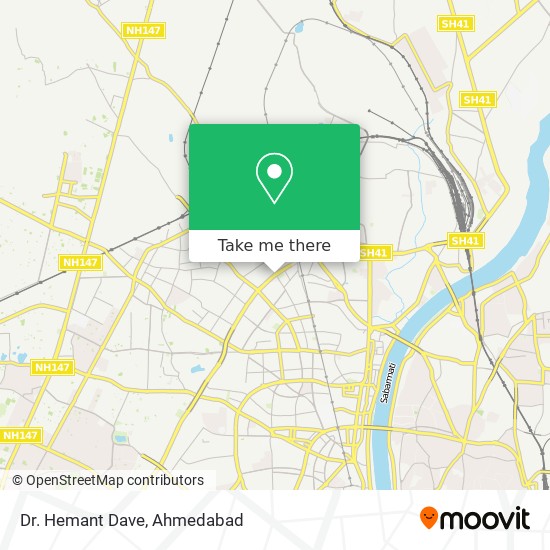 Dr. Hemant Dave map