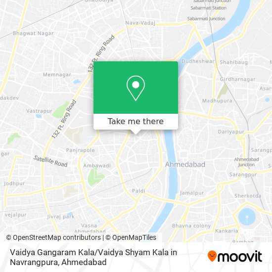 Vaidya Gangaram Kala / Vaidya Shyam Kala in Navrangpura map