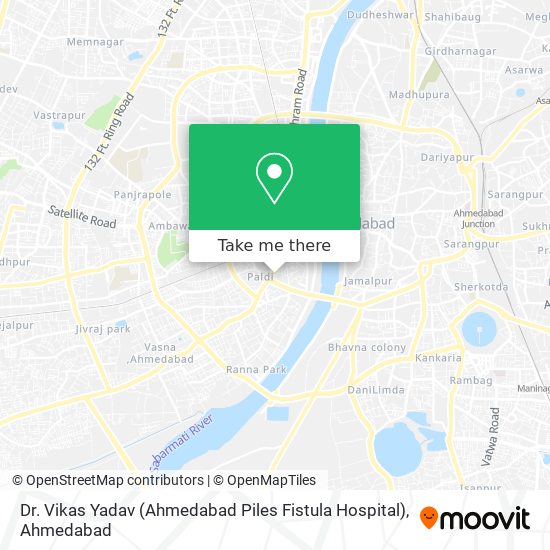 Dr. Vikas Yadav (Ahmedabad Piles Fistula Hospital) map