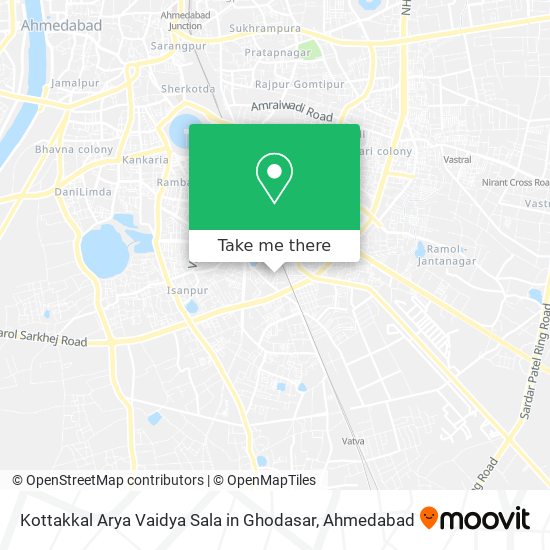 Kottakkal Arya Vaidya Sala in Ghodasar map