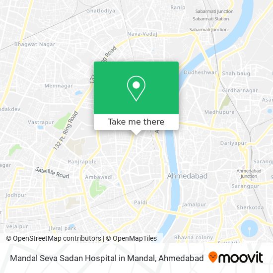 Mandal Seva Sadan Hospital in Mandal map