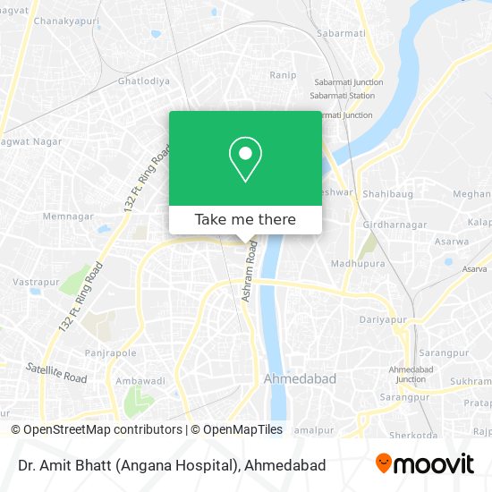 Dr. Amit Bhatt (Angana Hospital) map