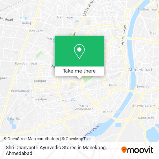 Shri Dhanvantri Ayurvedic Stores in Manekbag map