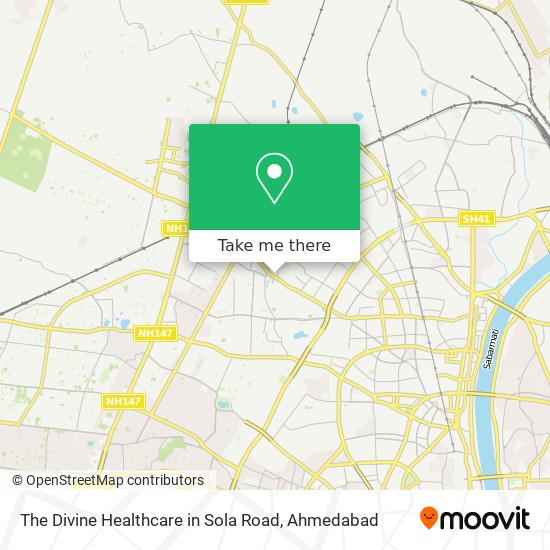 The Divine Healthcare in Sola Road map