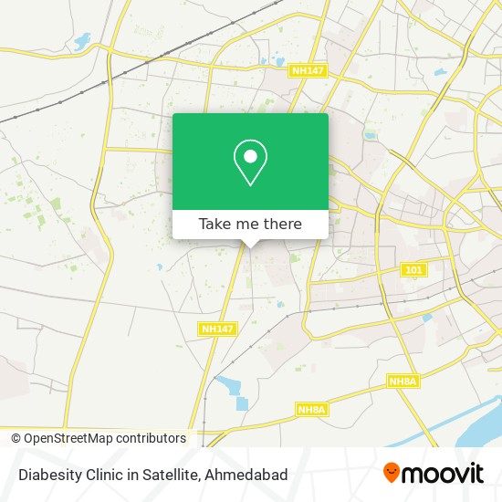 Diabesity Clinic in Satellite map