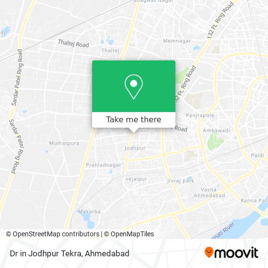 Dr in Jodhpur Tekra map