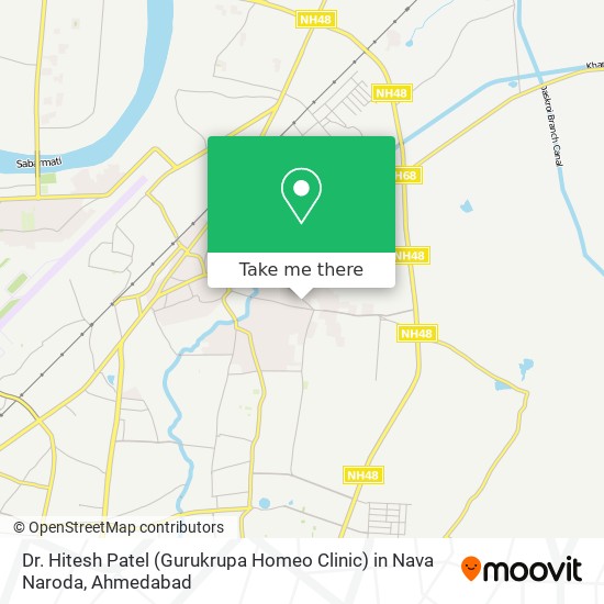 Dr. Hitesh Patel (Gurukrupa Homeo Clinic) in Nava Naroda map