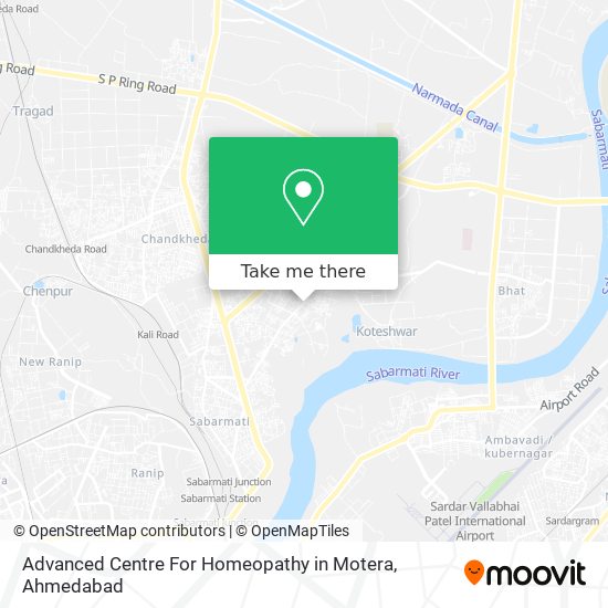 Advanced Centre For Homeopathy in Motera map