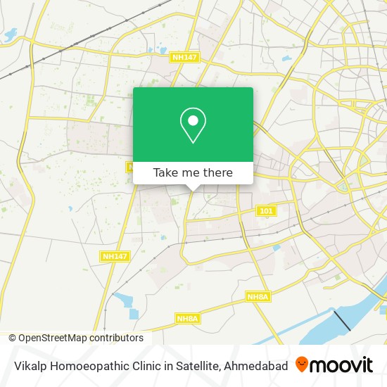 Vikalp Homoeopathic Clinic in Satellite map