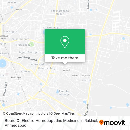 Board Of Electro Homoeopathic Medicine in Rakhial map