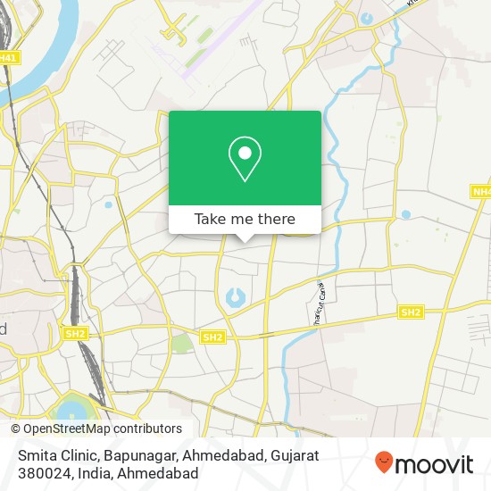 Smita Clinic, Bapunagar, Ahmedabad, Gujarat 380024, India map