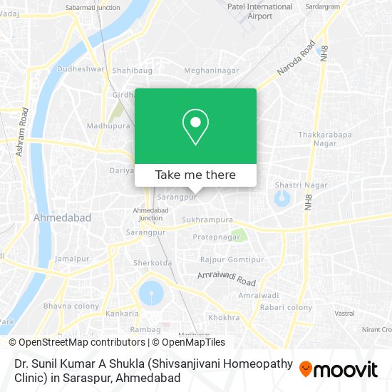 Dr. Sunil Kumar A Shukla (Shivsanjivani Homeopathy Clinic) in Saraspur map