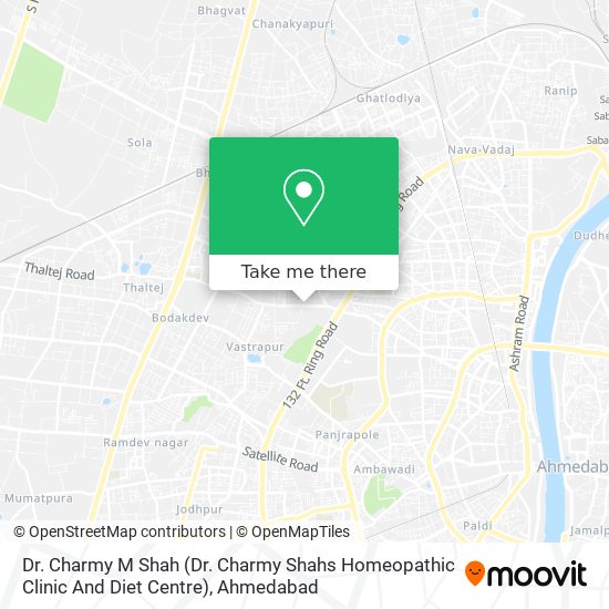 Dr. Charmy M Shah (Dr. Charmy Shahs Homeopathic Clinic And Diet Centre) map