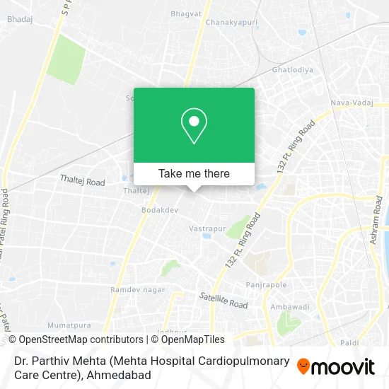 Dr. Parthiv Mehta (Mehta Hospital Cardiopulmonary Care Centre) map