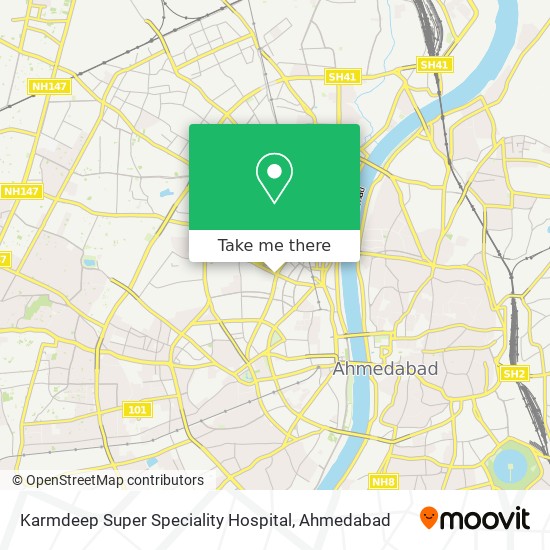 Karmdeep Super Speciality Hospital map