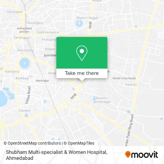 Shubham Multi-specialist & Women Hospital map