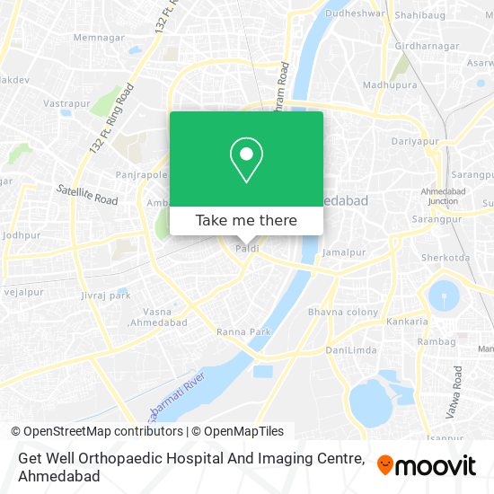 Get Well Orthopaedic Hospital And Imaging Centre map