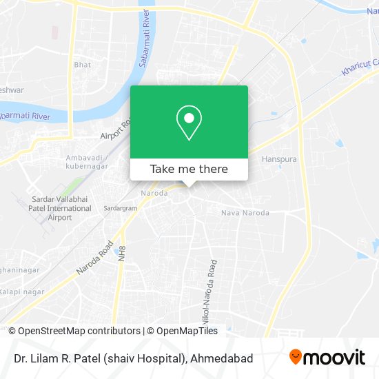 Dr. Lilam R. Patel (shaiv Hospital) map