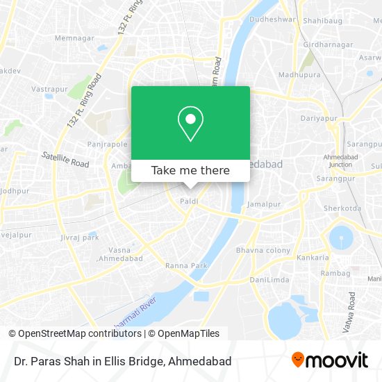 Dr. Paras Shah in Ellis Bridge map