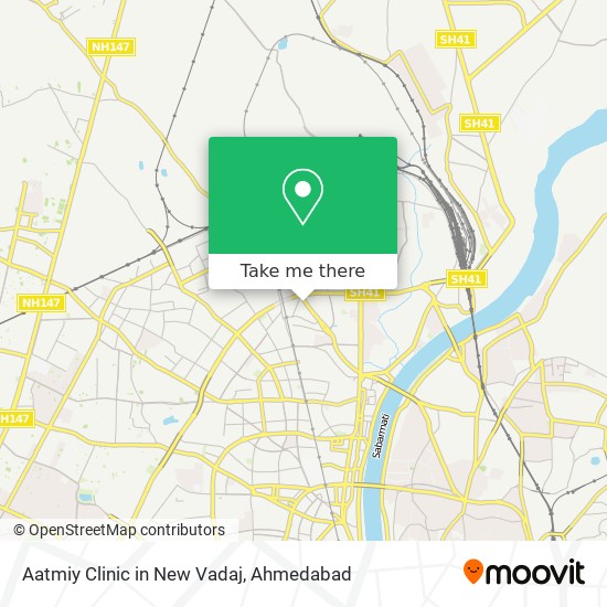 Aatmiy Clinic in New Vadaj map