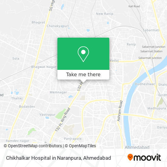 Chikhalkar Hospital in Naranpura map