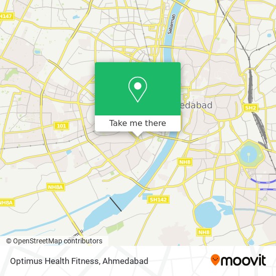 Optimus Health Fitness map
