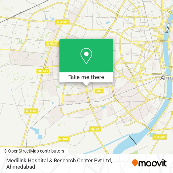 Medilink Hospital & Research Center Pvt Ltd map