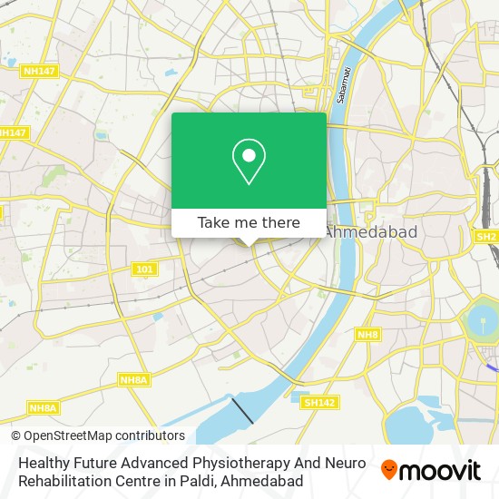 Healthy Future Advanced Physiotherapy And Neuro Rehabilitation Centre in Paldi map