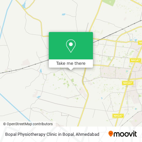 Bopal Physiotherapy Clinic in Bopal map