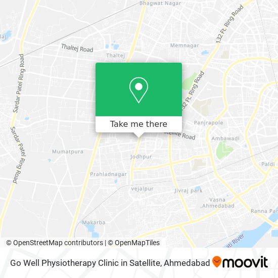 Go Well Physiotherapy Clinic in Satellite map