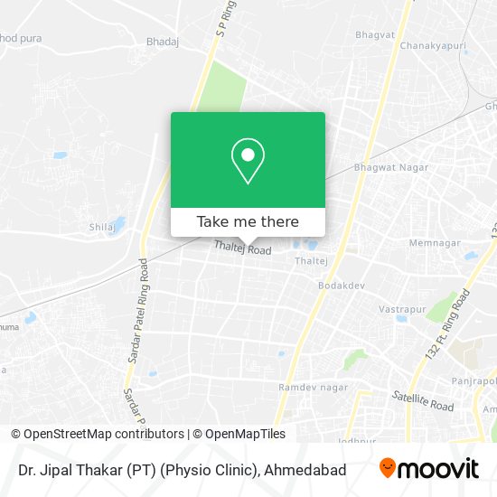 Dr. Jipal Thakar (PT) (Physio Clinic) map