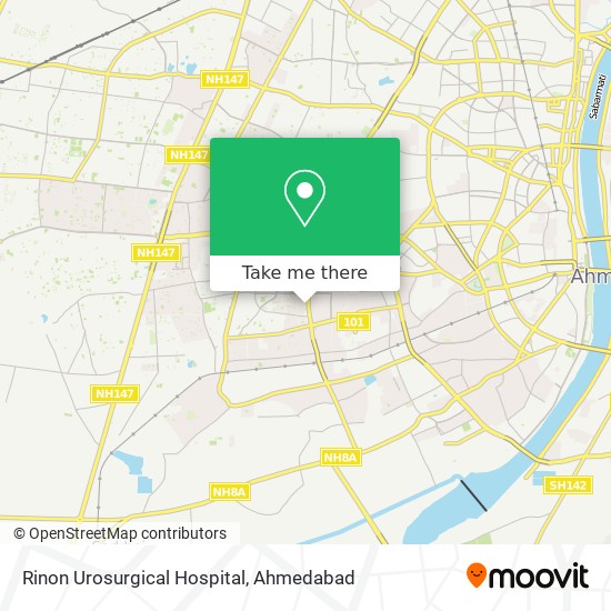 Rinon Urosurgical Hospital map