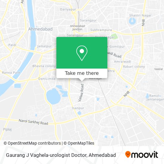 Gaurang J Vaghela-urologist Doctor map