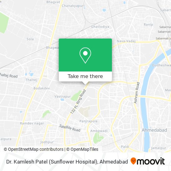 Dr. Kamlesh Patel (Sunflower Hospital) map