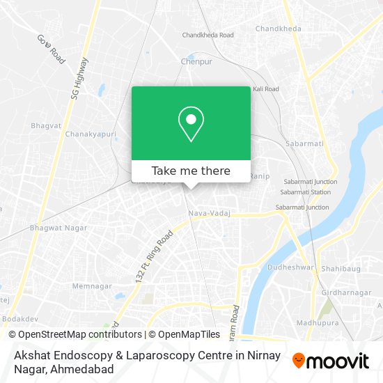 Akshat Endoscopy & Laparoscopy Centre in Nirnay Nagar map