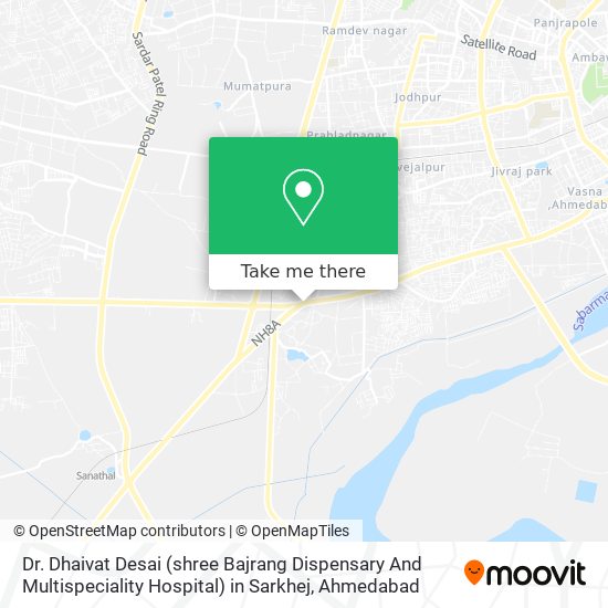 Dr. Dhaivat Desai (shree Bajrang Dispensary And Multispeciality Hospital) in Sarkhej map