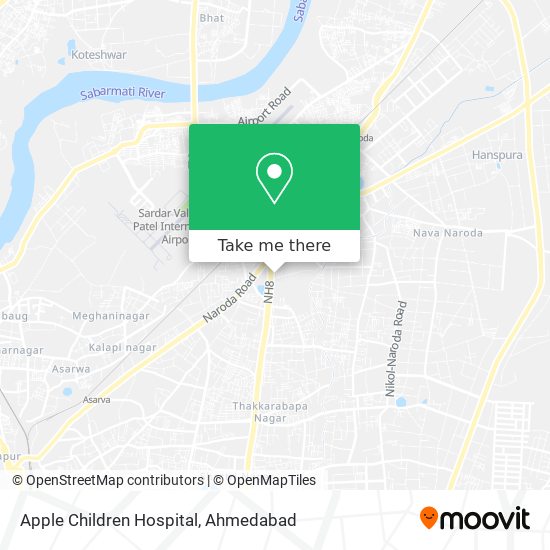 Apple Children Hospital map